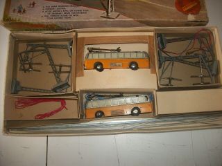 South Street Electric TROLLEY BUS SET HO scale w/ 2 Buses in the box 2