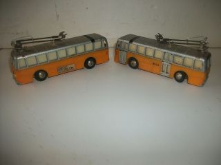 South Street Electric TROLLEY BUS SET HO scale w/ 2 Buses in the box 3