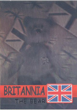 Ty Beanie Babies Bboc Card - Series 2 Rare Bear (silver) - Britannia The Bear