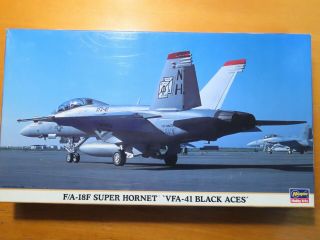 Hasegawa 1/72 F/a - 18f Hornet `vfa - 41 Black Aces 