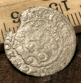 Authentic Medieval European Silver Coin Middle Ages Artifact Old Artifact Rare