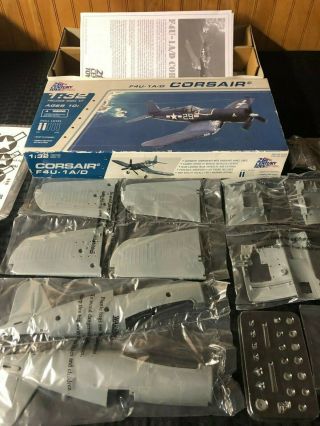 21st Century Toys 1/32 Scale F4u - 1a/d Corsair Plastic Model Kit Complete