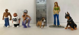 Set Of 6 Includes Lil Locsters,  Homies,  1 Of The Hotties,  & 2 Dogs Figures