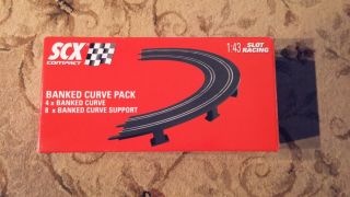 Scx Compact 1:43 Banked Curve.  Without The Box.