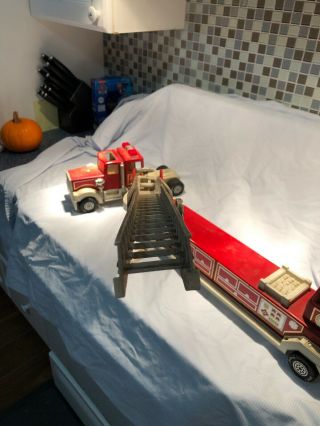 Vintage Tonka Fire truck 1 Hook And Ladder Fire Engine 2