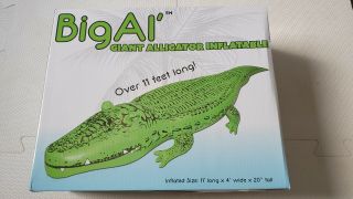 Inflatable Bigal 335cm 11ft Alligator Crocodile Ride On Pool Toy
