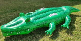 Inflatable 2004 Bestway Alligator Crocodile Ride On Pool Toy