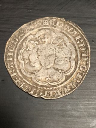 1327 - 1377 Edward Iii English Hammered Silver Groat