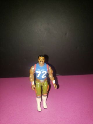 Vintage Gi Joe The Fridge 1987 William Perry Chicago Bears Figure Toy Mail In