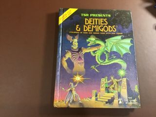 Tsr Ad&d 1st Ed Deities & Demigods (3rd Print 1980)