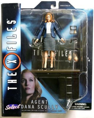 S241.  The X - Files Agent Dana Scully Collectors Action Figure From Dst (2016)