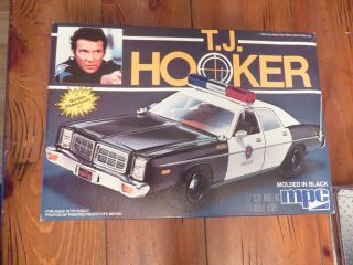 Mpc T.  J.  Hooker 1978 Dodge Police Car Inside