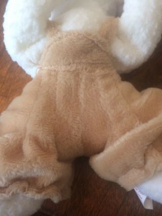 Rare 1996 Retired Fleece The Sheep Lamb Ty Beanie Baby Plush Toy w/ Brown Pants 3