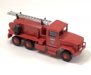 Solido Kaiser Jeep 6x6 Fire Truck 1/50 Scale Model 5.  25 In Long Made In France