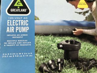 Greatland Electric 120 Volt Ac Air Pump For Air Mattress Inflatables