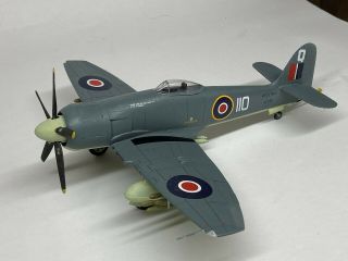 Hawker Sea Fury,  1/48,  Built & Finished For Display,  Very Good.