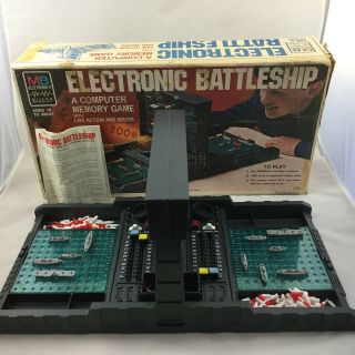Vintage Electronic Battleship Game Milton Bradley 1977 Near Complete
