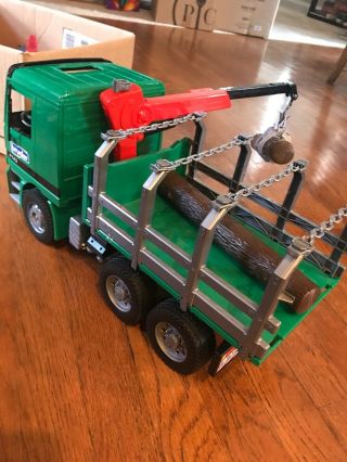 Bruder Log Loader Truck Toy
