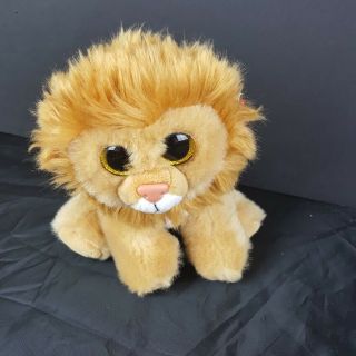 Ty Beanie Babies Louie The Lion 6 " Stuffed Plush 2016 Big Sparkle Eyes