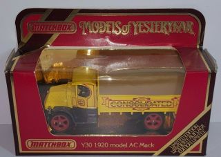 Matchbox Models Of Yesteryear Y30 1920 Model Ac Mack Consolidated