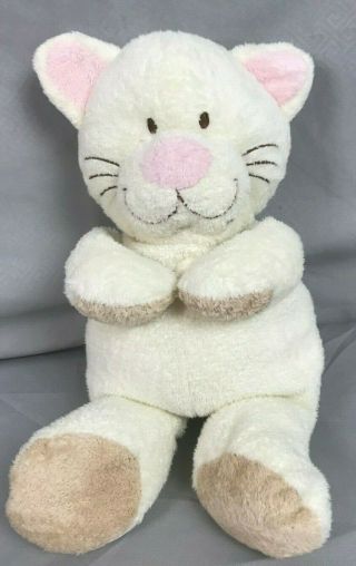Ty Pluffies Cuddlekitty Cuddle Kitty Cat Kitten Cream Brown & Pink 2004 Plush