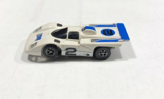 AFX Ferrari 512M,  white/blue 2,  Open Vent Type,  with Standard AFX Chassis 2