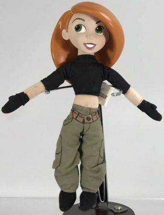 Disney Kim Possible 8” Plush Doll Figure Toy Tv Show Girl Spy Call Me Beep Me