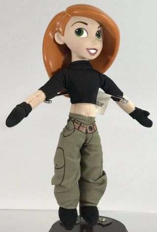 Disney Kim Possible 8” Plush Doll Figure Toy TV Show Girl Spy Call Me Beep Me 2