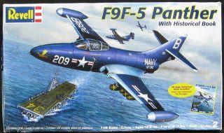 1/48 Revell Models Grumman F9f - 5 Panther With Historical Book Nmib