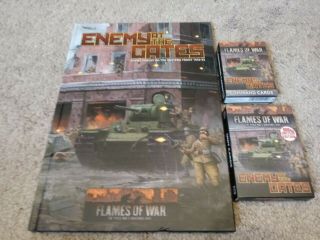 Flames Of War Soviet Russian Enemy At The Gates Book,  Unit,  And Command Cards