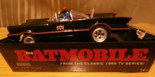 AUTO WORLD 70s T.  V.  series.  BATMOBILE,  BLACK AND RED.  4 gear slot car AFX 3