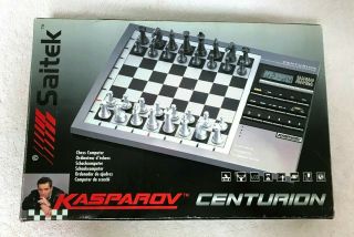 Saitek Centurion Kasparov Chess Computer With Box