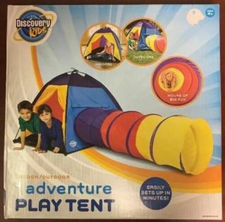 Discovery Kids Playtent Indoor Outdoor Adventure Play Tent⛺️4,  Big Fun Read