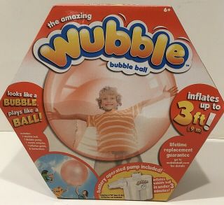 The Wubble Bubble Ball With Pump - Red - Open Box