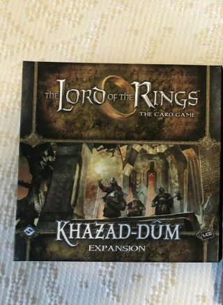 Lord Of The Rings Lcg Khazad Dum Expansion