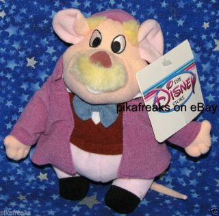 Disney Dr.  Dawson The Great Mouse Detective Plush Bean Bag Plush