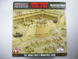 Desert Fort Ruins [x1] Battlefield In A Box [flames Of War] Nib