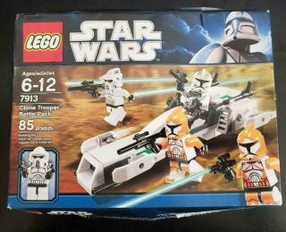 Retired Lego 7913 Star Wars Clone Trooper Battle Pack Set Box