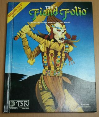 1981 Tsr Advanced Dungeons & Dragons Fiend Folio Ad&d Dungeons & Dragons