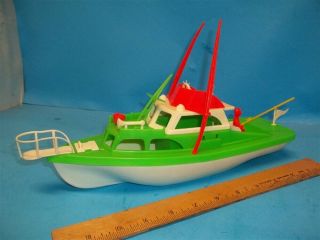 Vintage Pleasure - Game Fish Toy Boat - Pool - Pond - Plastic - 60 