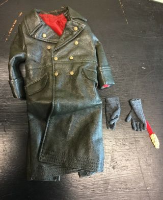 Did 1/6 Scale Action Figure Field Marshall Wilhelm Keitel Leather Coat Gloves,