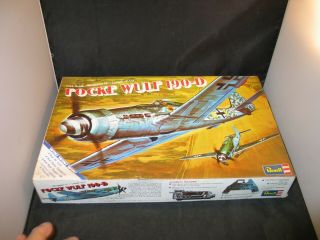 Revell Focke Wulf 190d Kit H - 215 Open Box Parts Are Factory Bagged 1:32 Scale