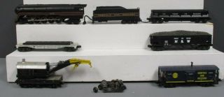 Mth 30 - 4058 - 1 4 - 8 - 4 J Steam Freight R - T - R Train Set With Ps - 2