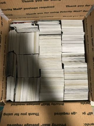 One Large Flat Rate Box Of Magic The Gathering Cards Mtg Commons