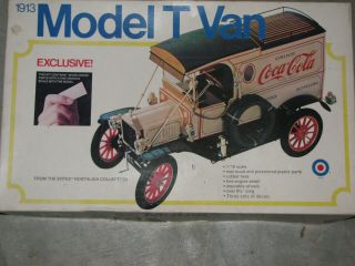 Vintage Entex 1/16 Scale 1913 Ford Model - T Delivery Van W " Real " Wood Grain Set