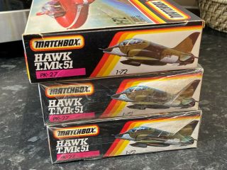 Matchbox 1/72 Bae Hawk T.  Mk.  1/ Mk.  51 Kits X 3