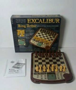 Excalibur King Arthur Advanced Electronic Chess Game (model: 915 - W / 915 - 3)
