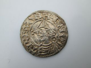 England 11 Century Anglo - Saxon Penny,  Cnut,  Pointed Helmet,  Bryninc On Lyn