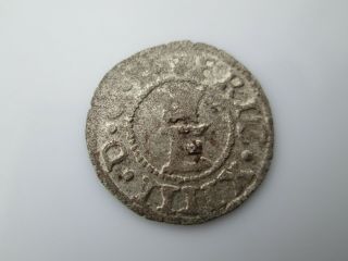 Sweden Medieval Silver Coin,  Erik 14 Schilling N.  D.  (1560) Reval