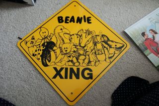 Beanie Baby Xing Sign Crossing Vg 